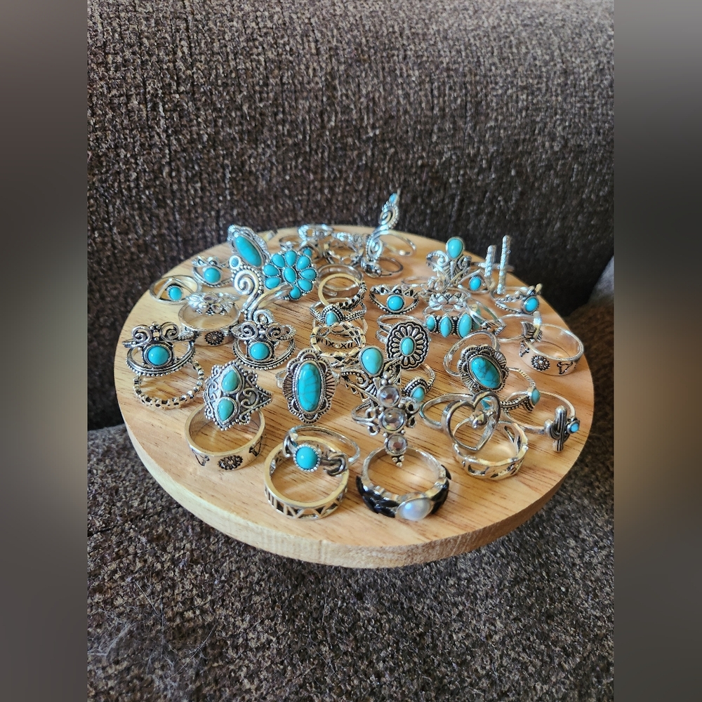 Boho Ring Set Assorted Sizes And Designs New